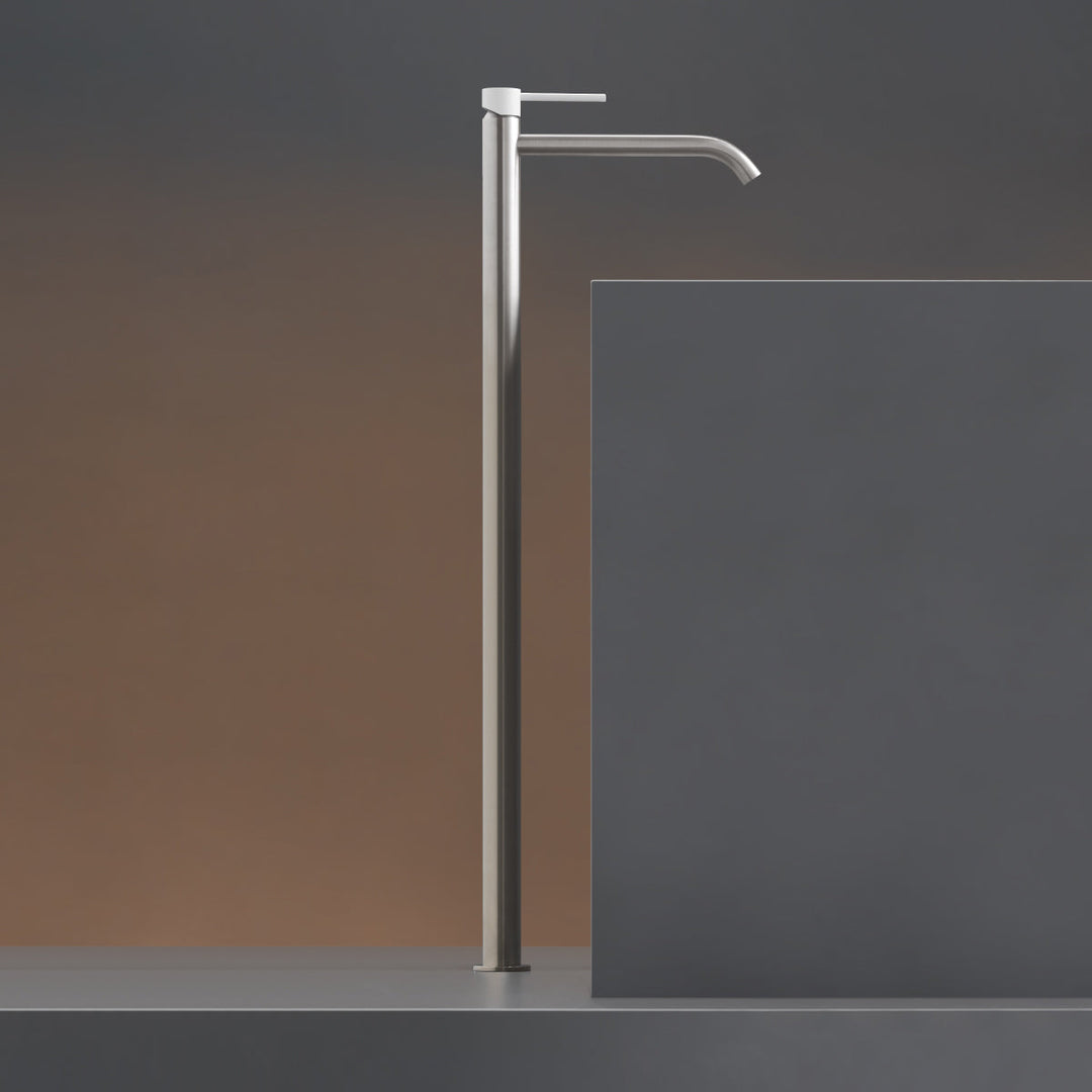 Gastone Deck mounted mixer for countertop basin H. 665 mm, opening in cold water