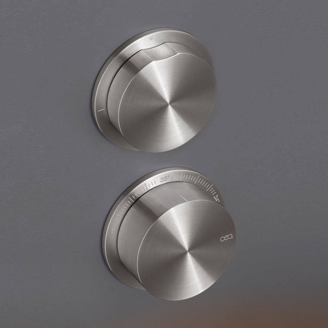 Giotto Plus Thermostatic shower mixer set with 2/3 way diverter