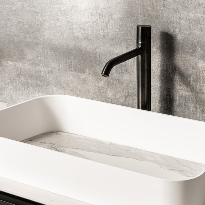 Giotto Plus Deck mounted mixer for countertop basin H. 335 mm