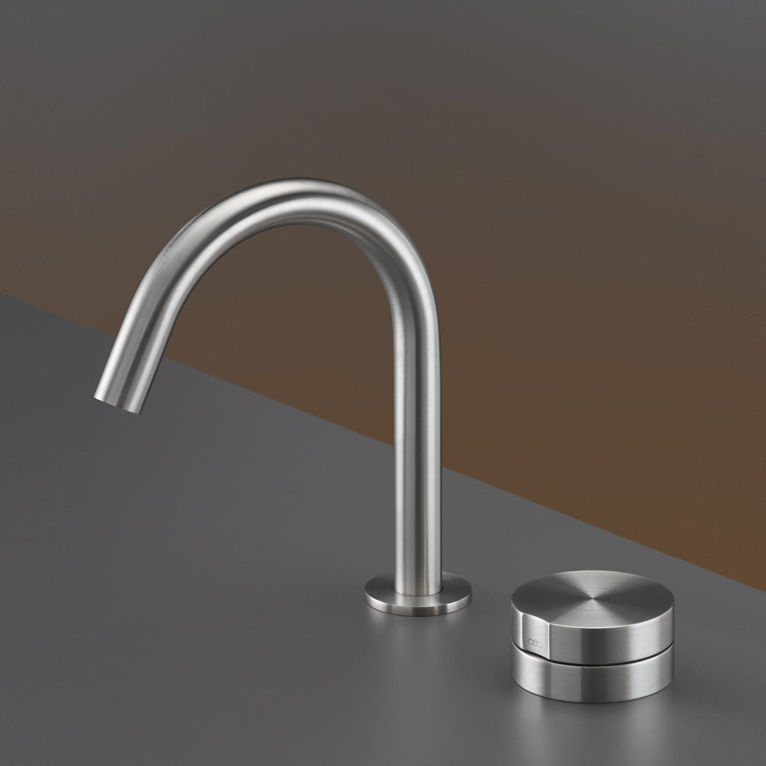Giotto Plus Two-hole mixer with swivelling spout H. 190 mm