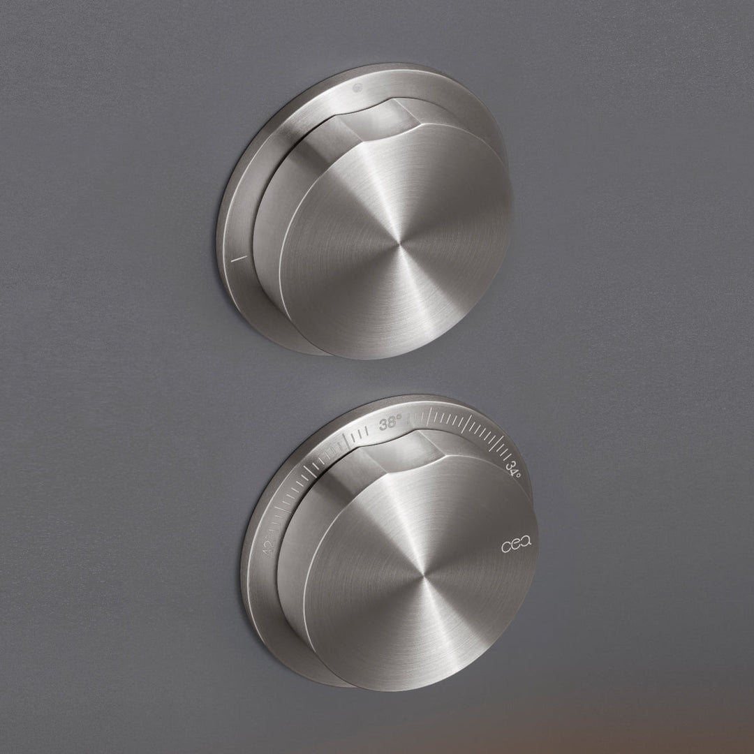 Giotto Plus Thermostatic shower mixer set with 2/3 way diverter