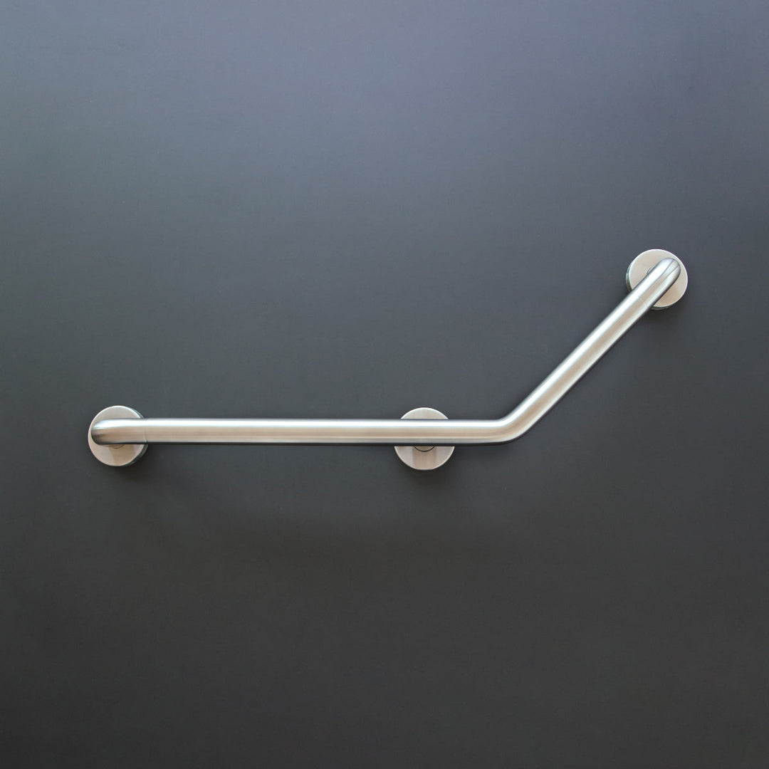 Safety Grab Bars Angular safety grab bar, installation on the right