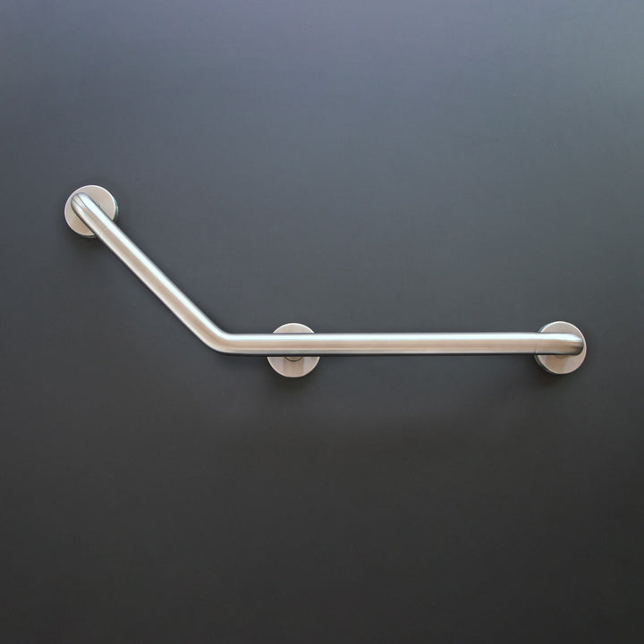 Safety Grab Bars Angular safety grab bar, installation on the left