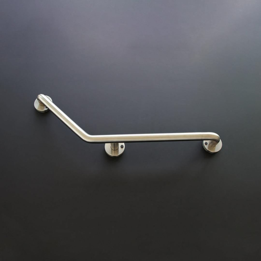 Safety Grab Bars Angular safety grab bar, installation on the left
