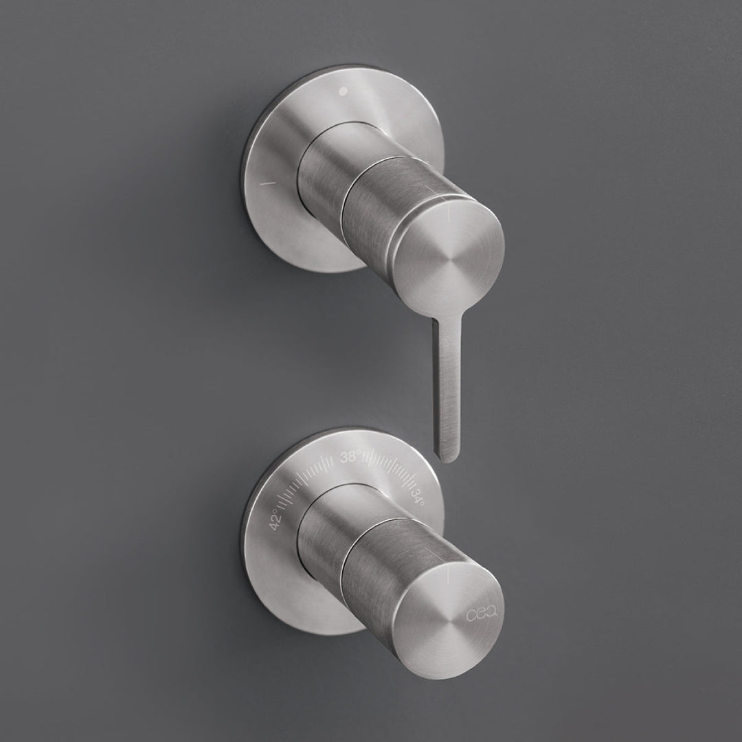 Innovo Thermostatic shower mixer set with 2 way diverter