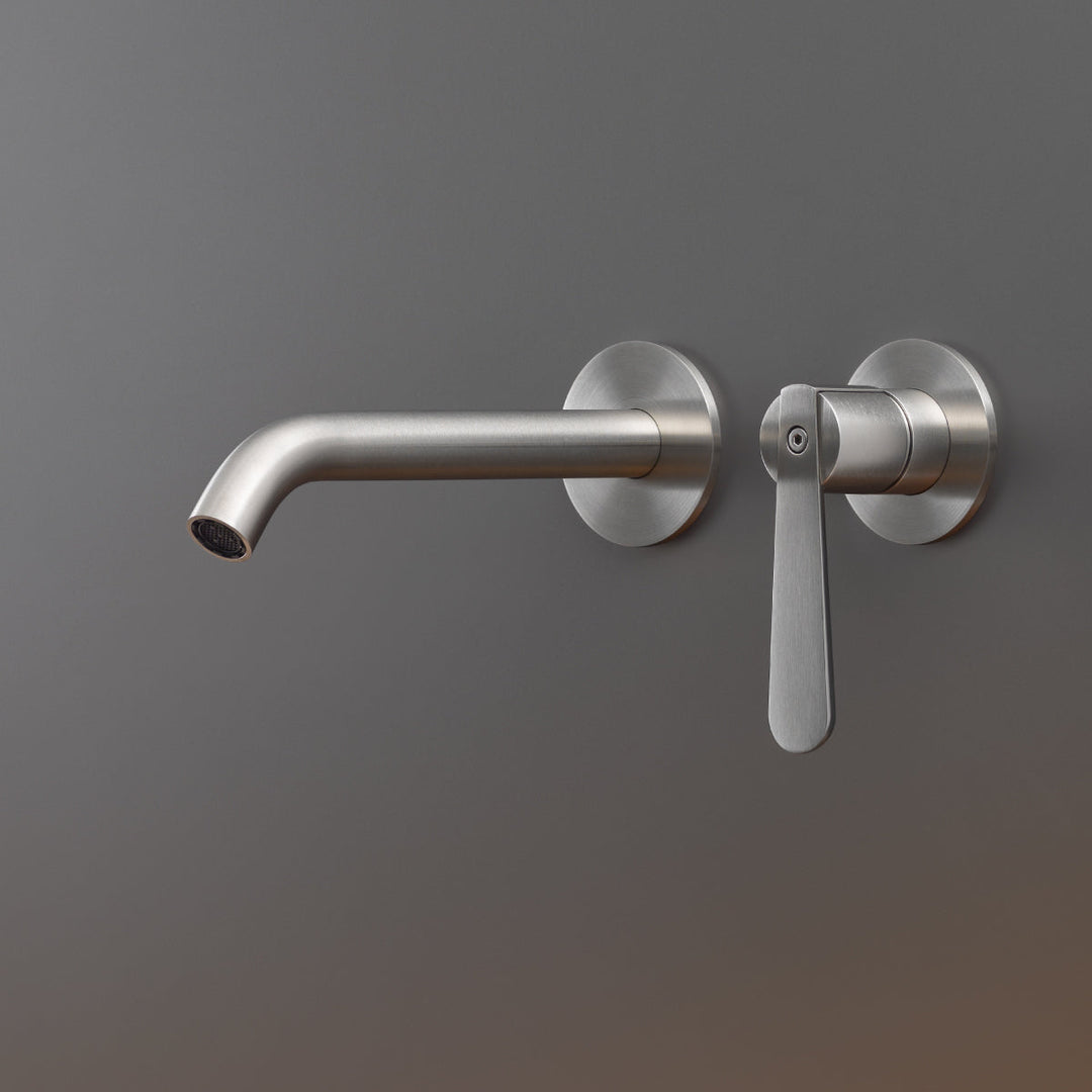 Lutezia Plus Wall mounted mixer with spout L. 185 mm