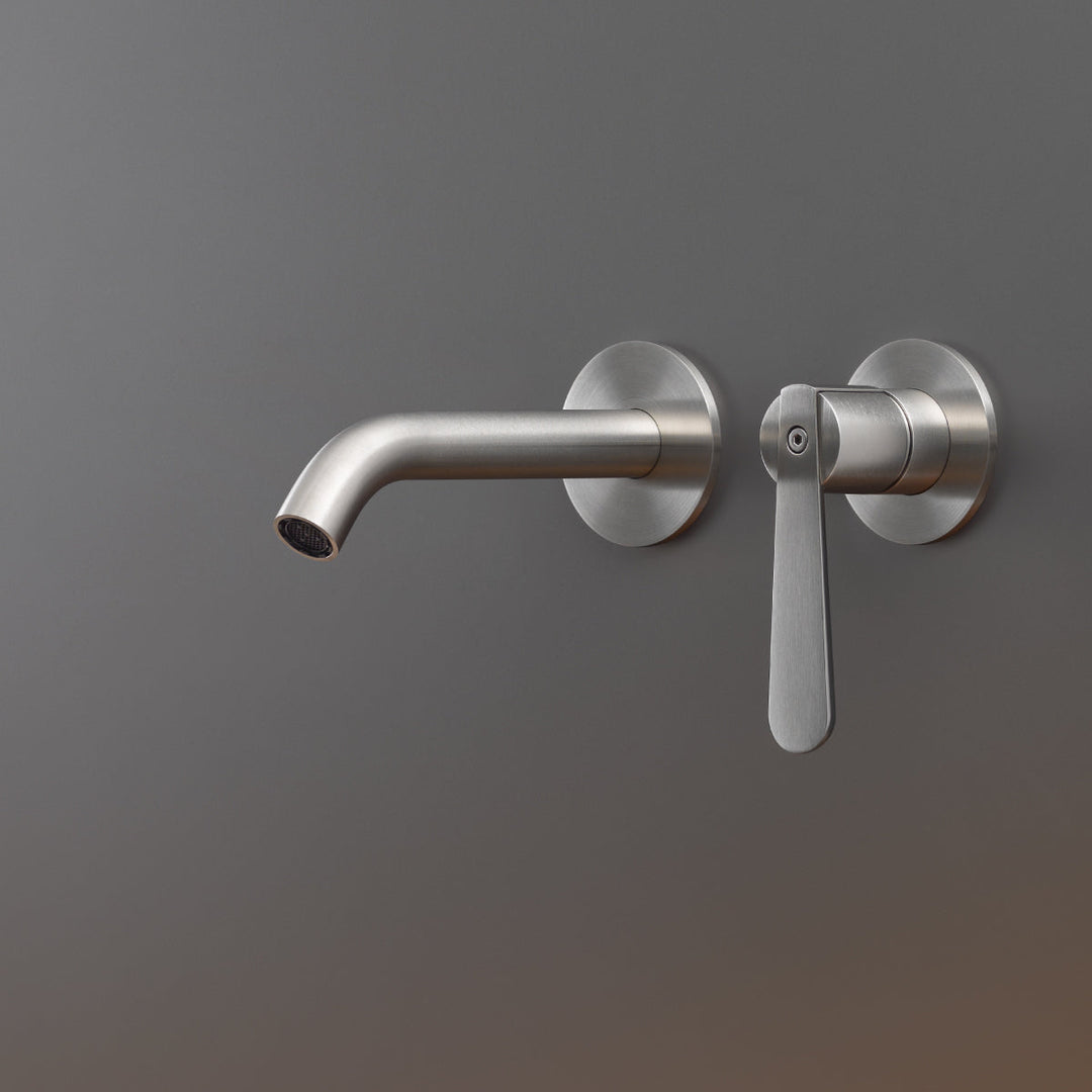 Lutezia Plus Wall mounted mixer with spout L. 155 mm