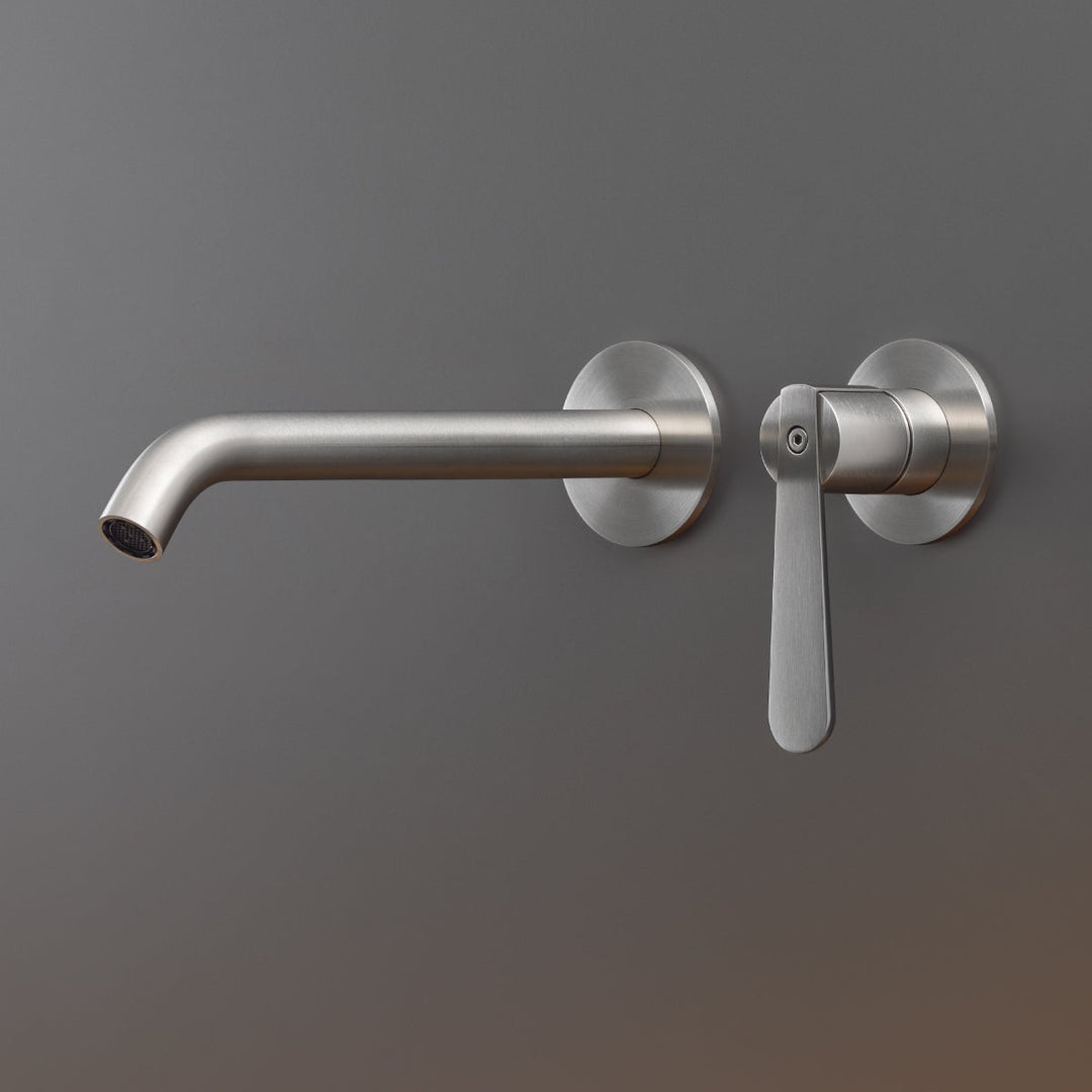 Lutezia Plus Wall mounted mixer with spout L. 215 mm