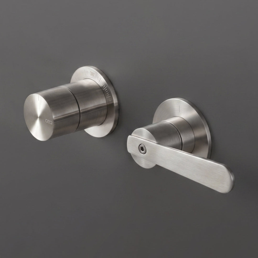 Lutezia Plus Thermostatic shower mixer set with 2 way diverter