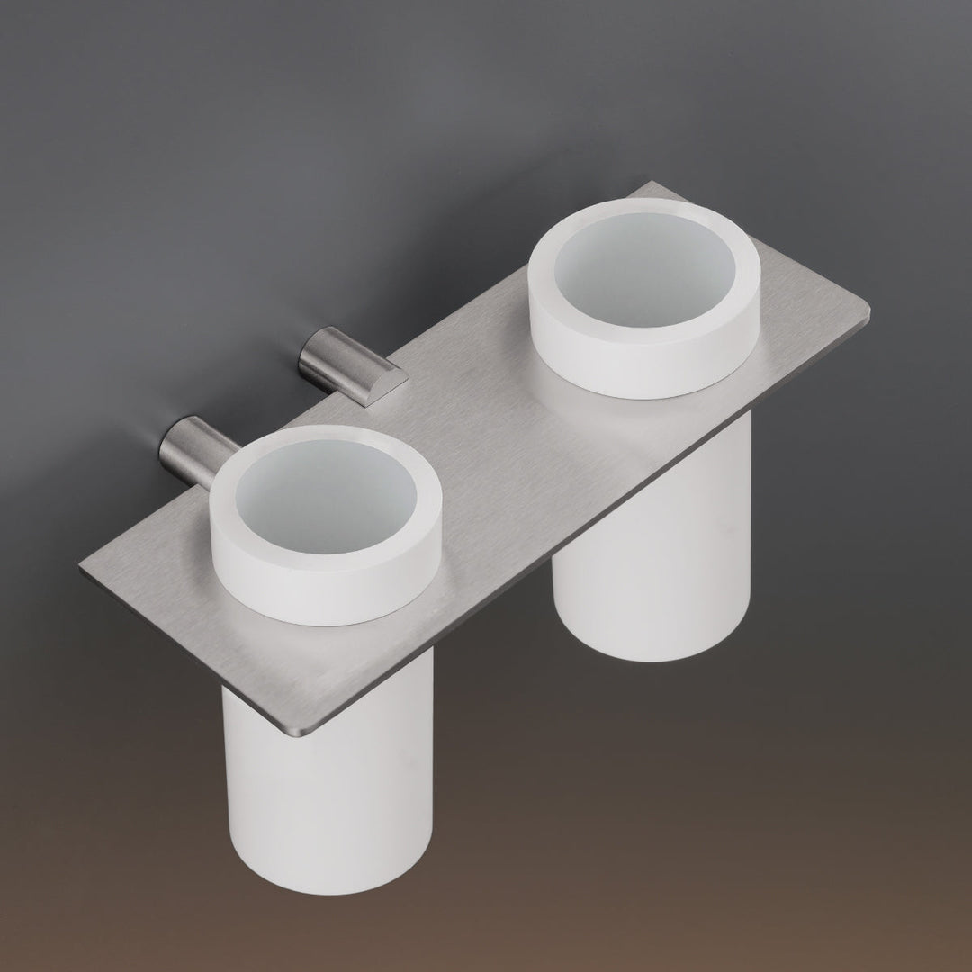 Stem Shelf with double Delrin® toothbrush holder