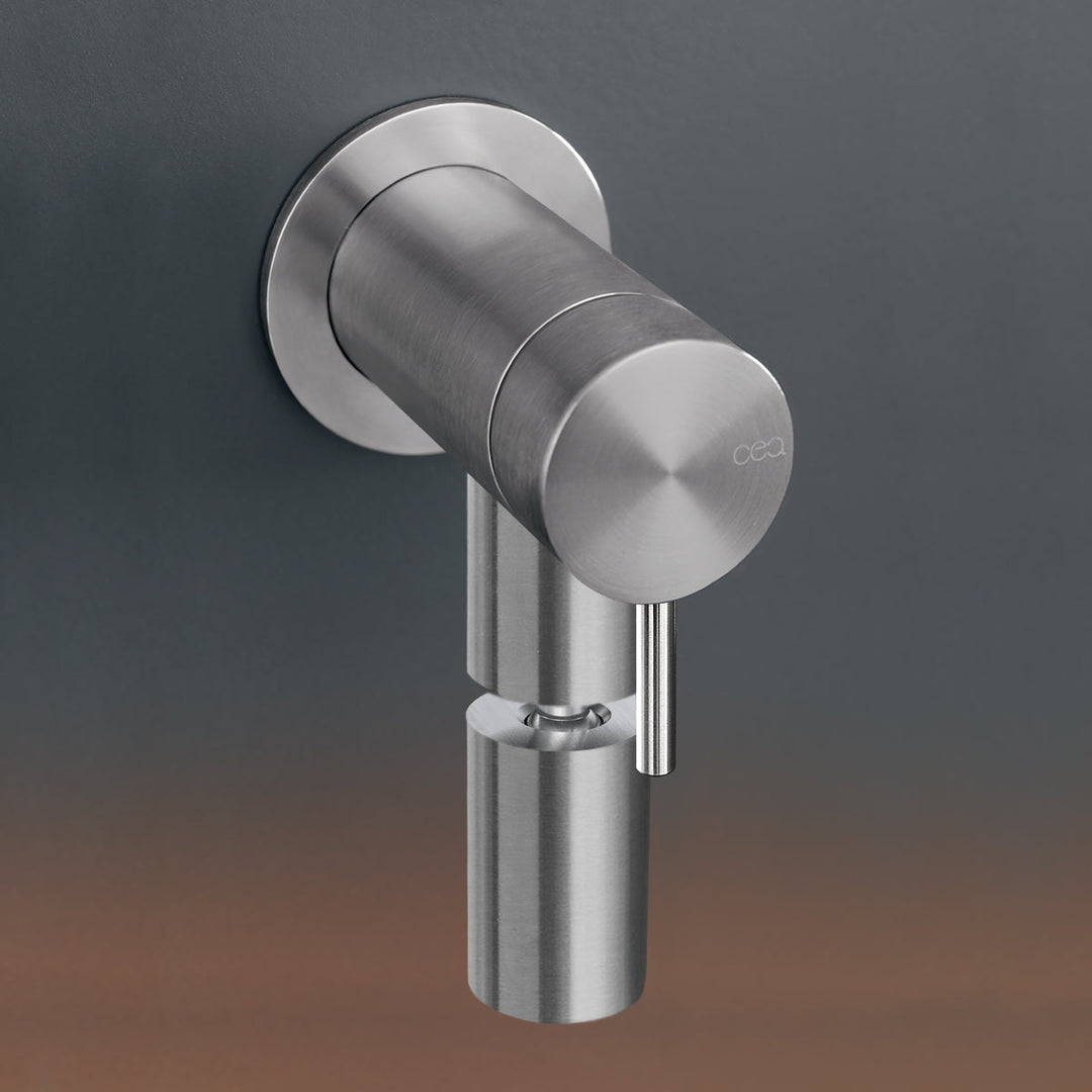 Milo360 Cold water tap with adjustable spout or with connection for washing machine and fitting for garden hose