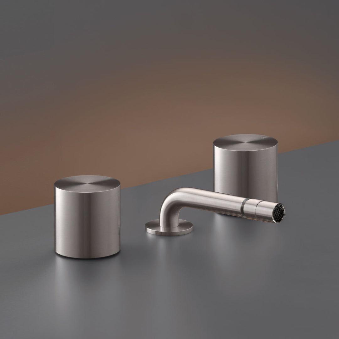 Opus Three-hole mixer with adjustable spout H. 40 mm Taps CEA Design