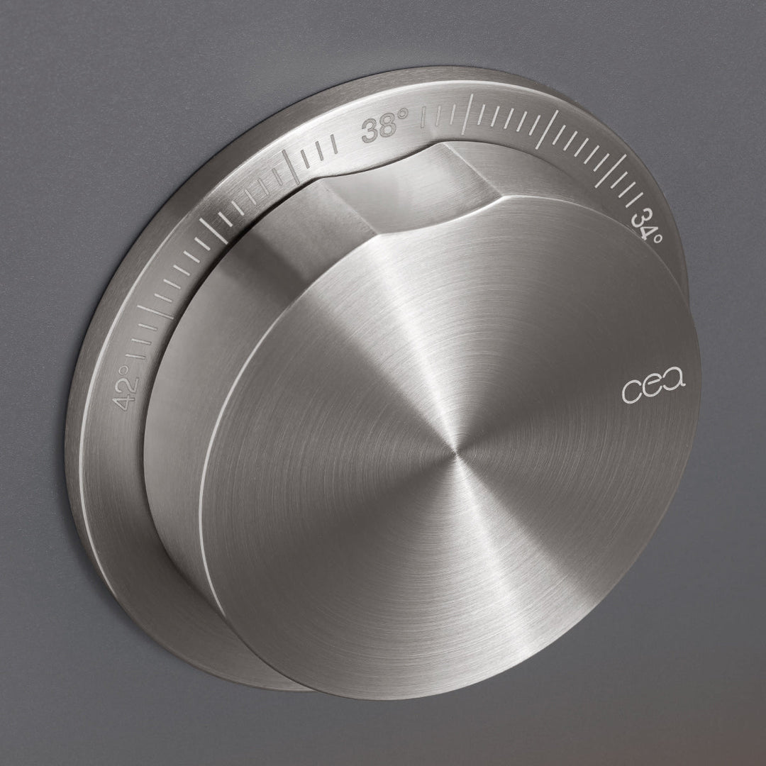 Giotto Wall mounted thermostatic mixer with Acqua Stop System