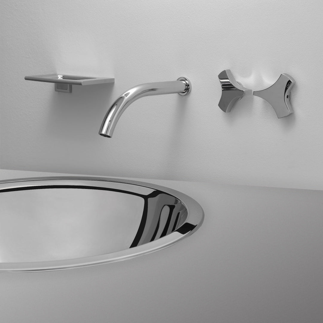 Washbasins Countertop / undermount washbasin (Ø 425 mm) with overflow and siphoned up & down waste drain completely inspectable Washbasins CEA Design