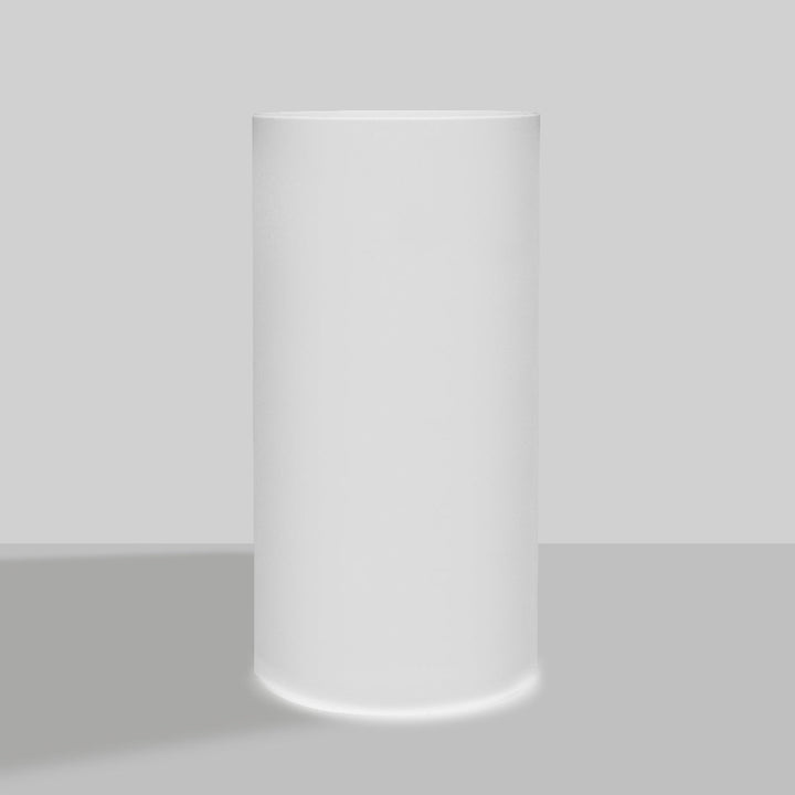 Washbasins Freestanding washbasin (Ø 425 mm, H. 900 mm) in Biobased Solid Surface with floor drainage and LED floor lighting (3000K). Siphoned free flow waste drain (PIL31) not included Washbasins CEA Design
