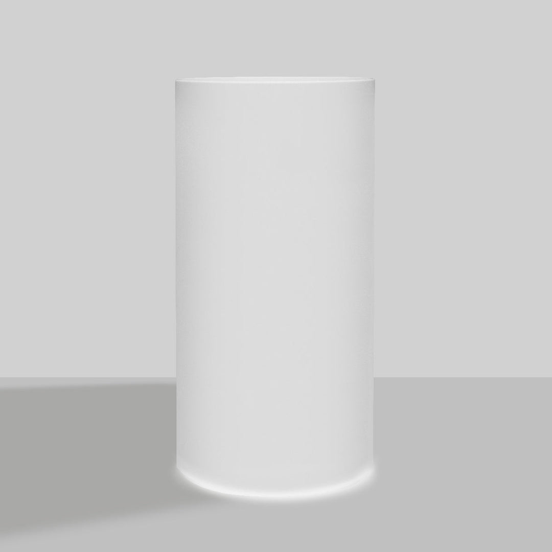 Washbasins Freestanding washbasin (Ø 425 mm, H. 900 mm) in Biobased Solid Surface with wall drainage and LED floor lighting (3000K). Siphoned free flow waste drain (PIL31) not included Washbasins CEA Design