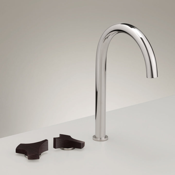 Ziqq Three-hole mixer with swivelling spout H. 245 mm