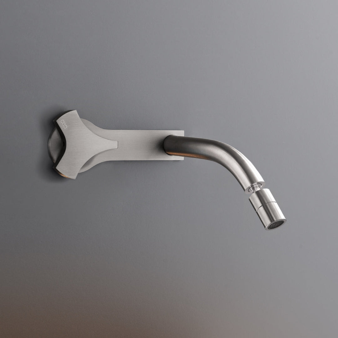 Ziqq Wall mounted progressive mixer with adjustable spout L. 170 mm Taps CEA Design