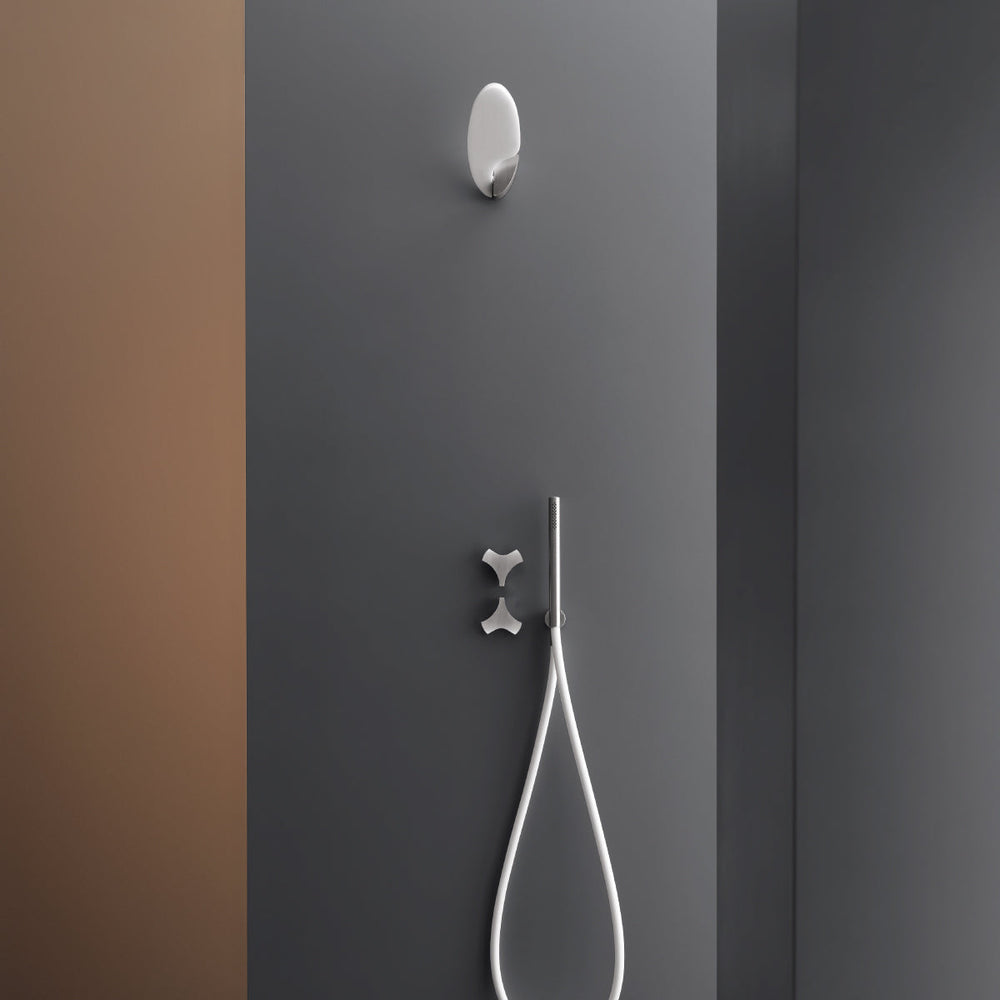 Shower Heads Adjustable Delrin® shower head with rain jet Shower CEA Design