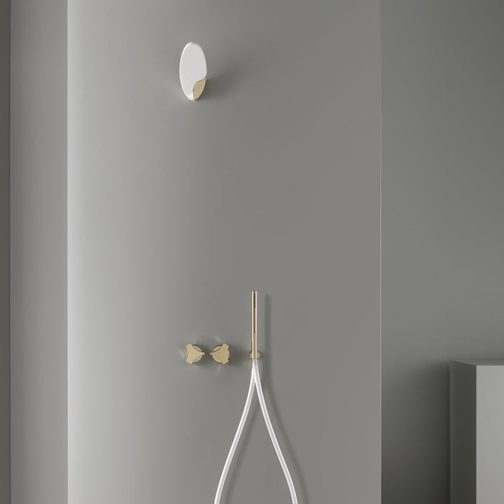 Shower Heads Adjustable Delrin® shower head with rain jet Shower CEA Design