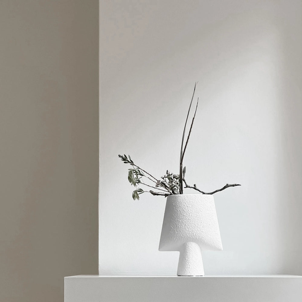 Sphere Vase Square, Mini - Bubble White Vases 101 Copenhagen   