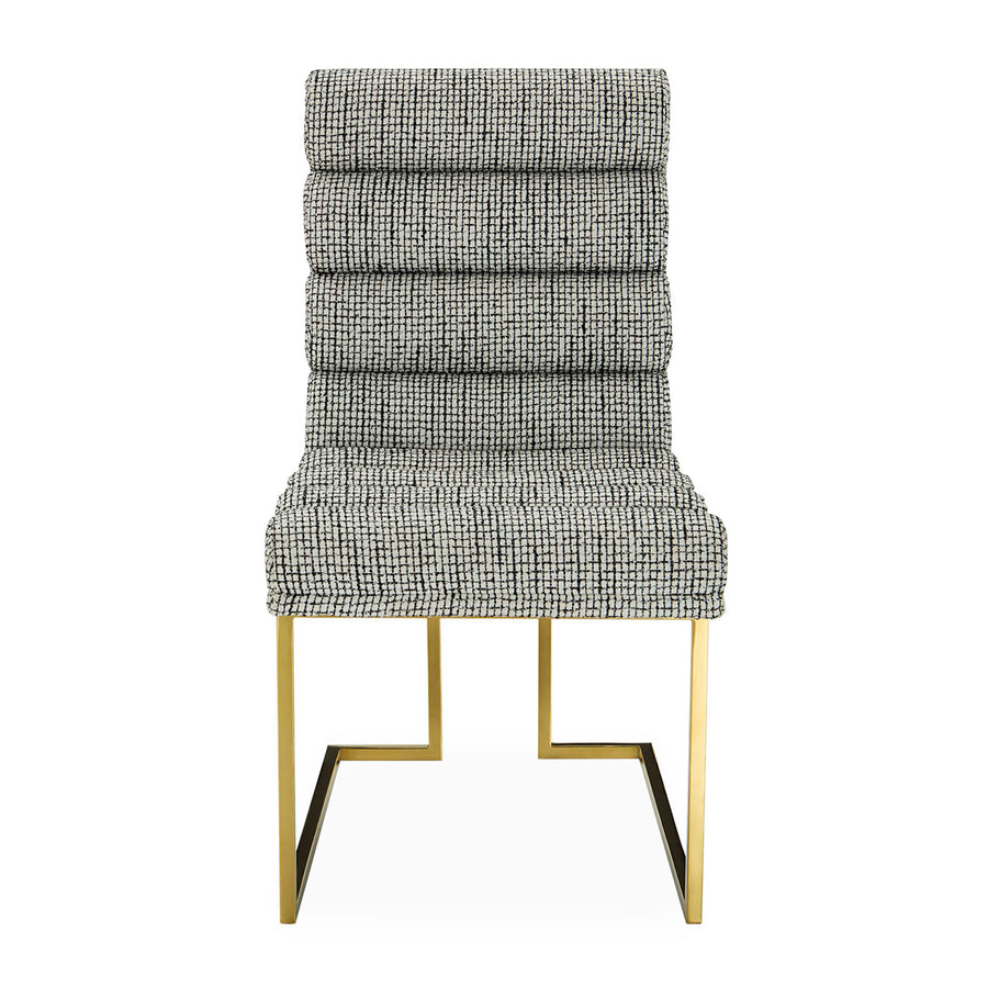Channeled Goldfinger Dining Chair Jonathan Adler