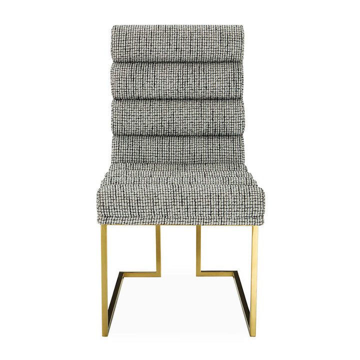 Channeled Goldfinger Dining Chair Jonathan Adler