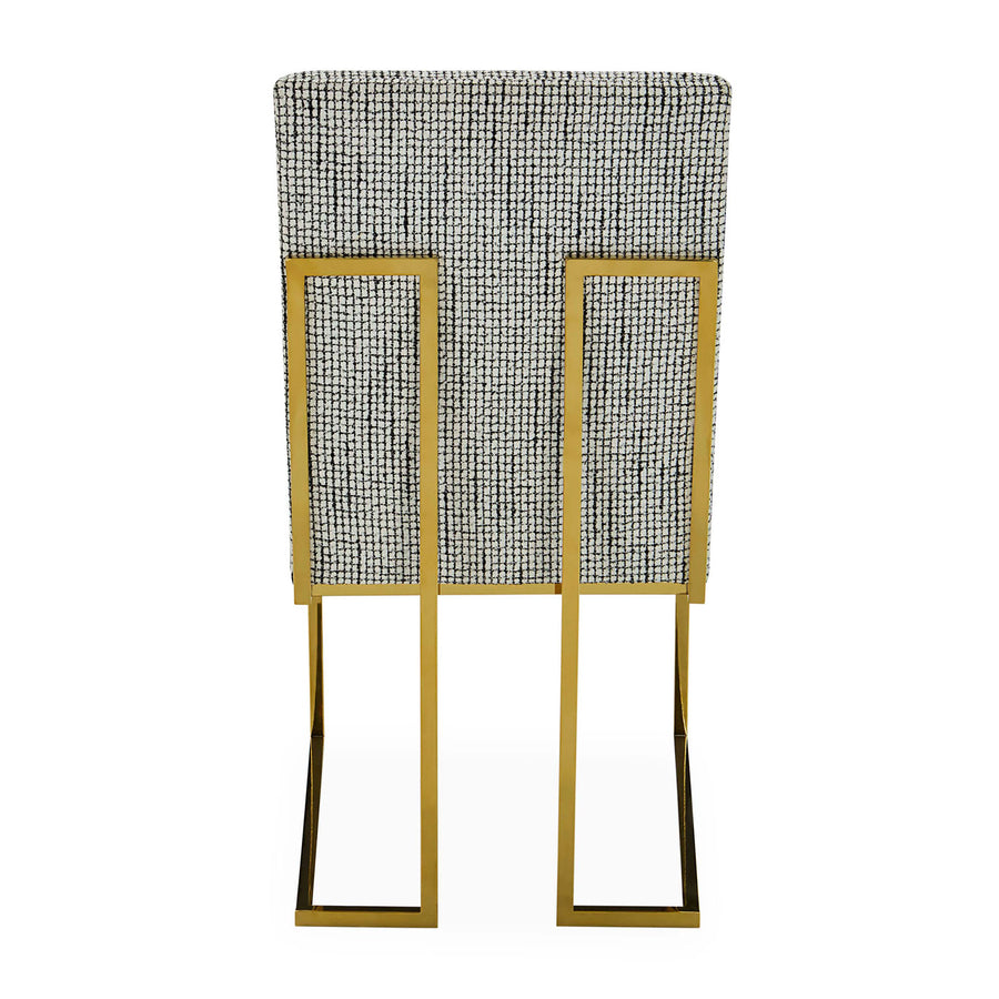 Channeled Goldfinger Dining Chair Jonathan Adler