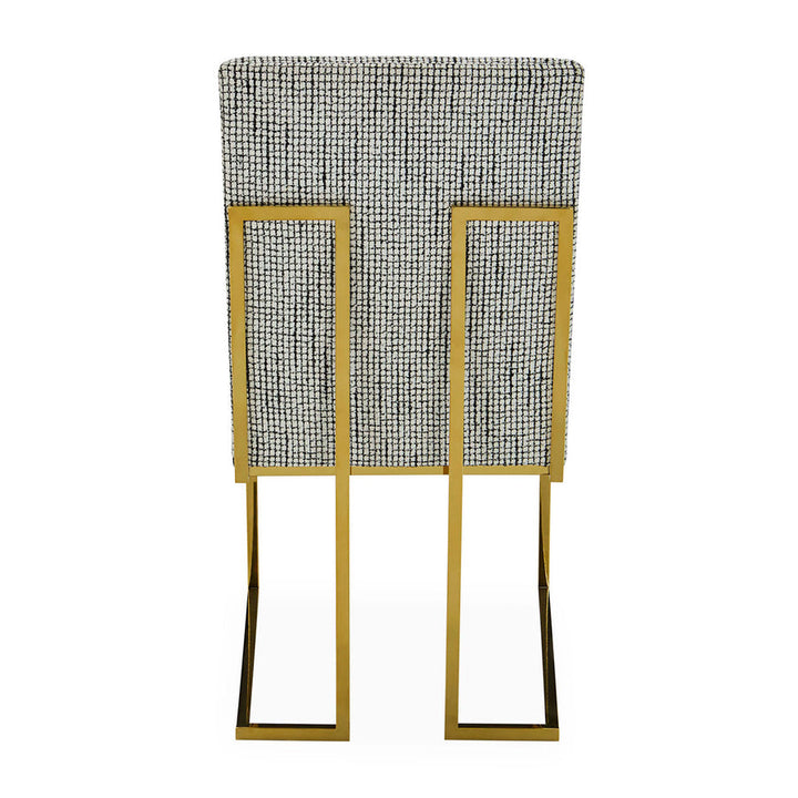 Channeled Goldfinger Dining Chair Jonathan Adler