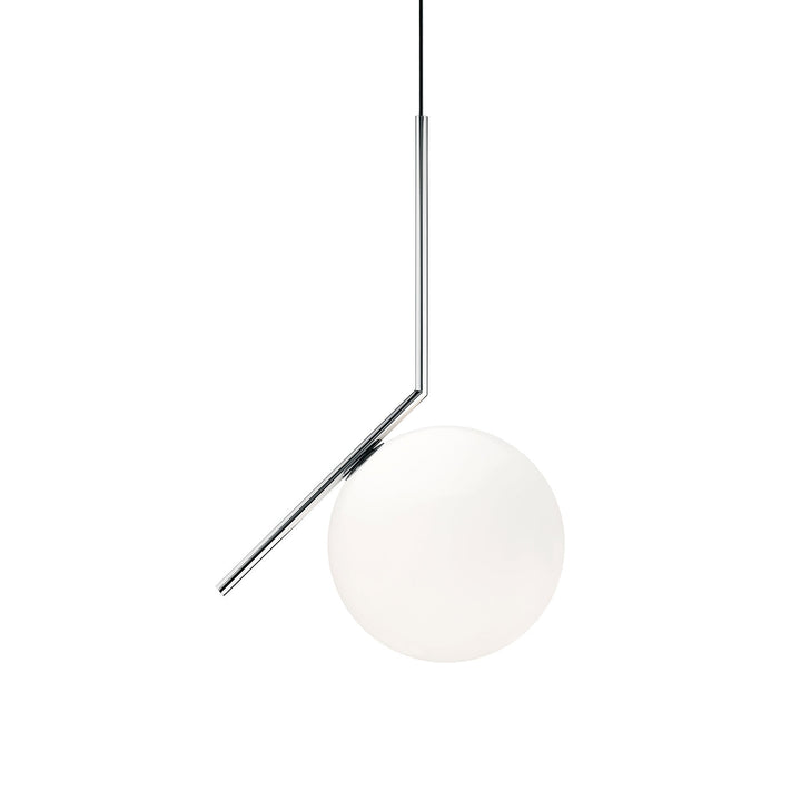 IC Lights Pendant Light Lighting FLOS Chrome Medium: 11.8 in width