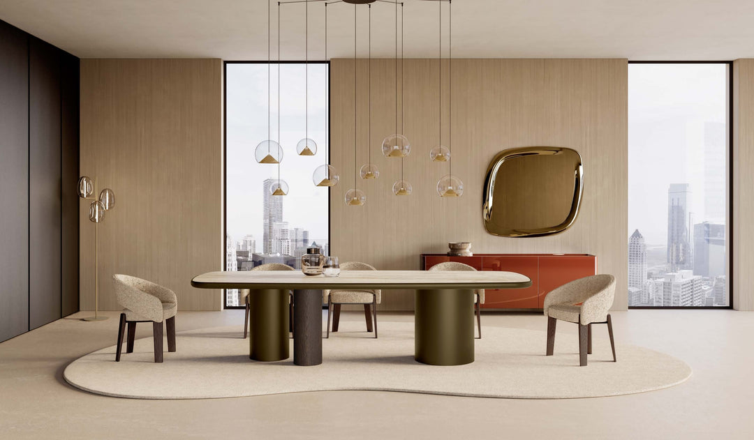 Cilindro Mix Dining Table Dining Tables Eforma
