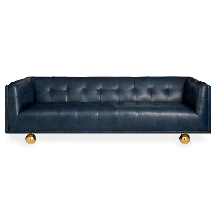 Claridge 90" Sofa Jonathan Adler Brogue Navy