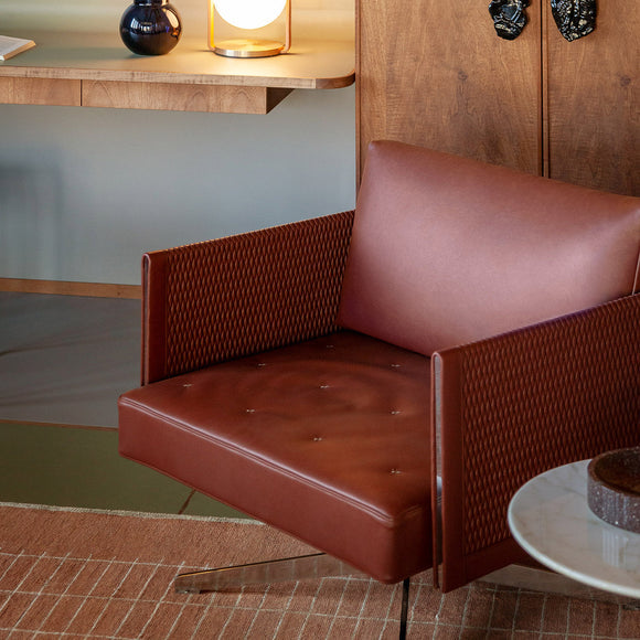 Clayton Swivel Armchair Chairs Poltrona Frau