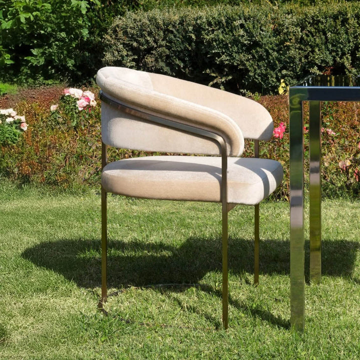 Clem Armchair Outdoor Brass Chairs & Armchairs Visionnaire