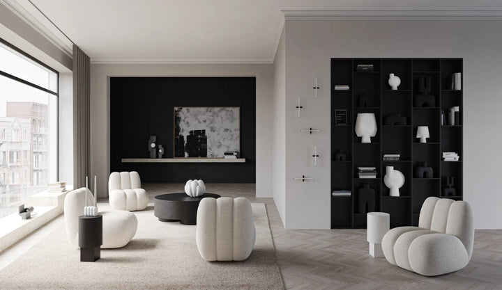 Cobra Tall, Hexa - Black Vases 101 Copenhagen   