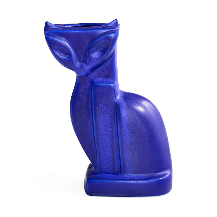 Cobalt Cat Vase Jonathan Adler Default Title