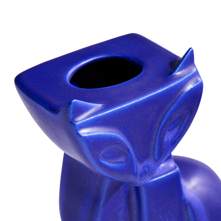 Cobalt Cat Vase Jonathan Adler