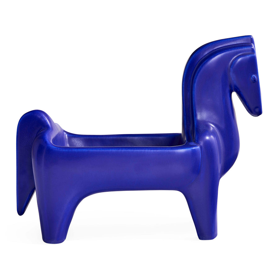Cobalt Horse Bowl Jonathan Adler Default Title