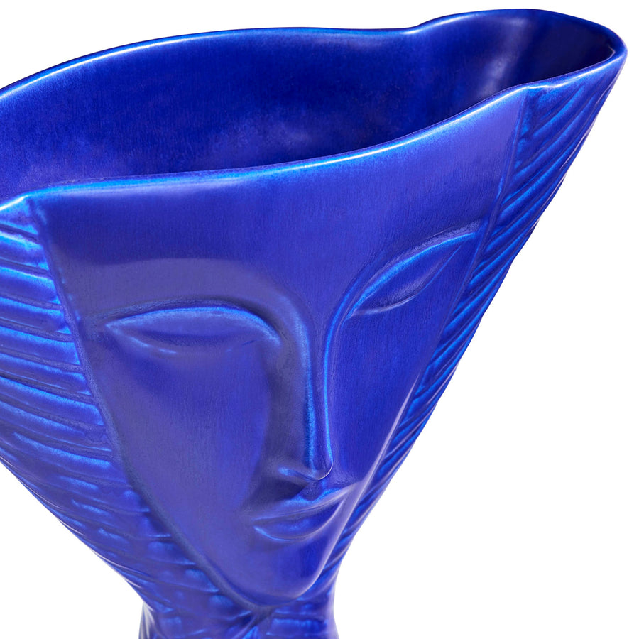 Cobalt Lady Vase Jonathan Adler