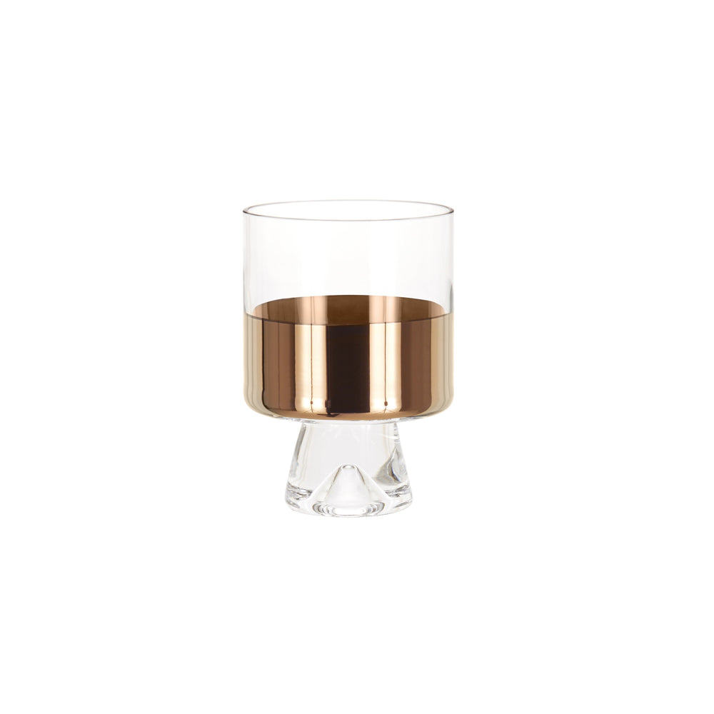 Tank Low Ball Glass (Set of 6) Cocktail Glasses Tom Dixon Copper