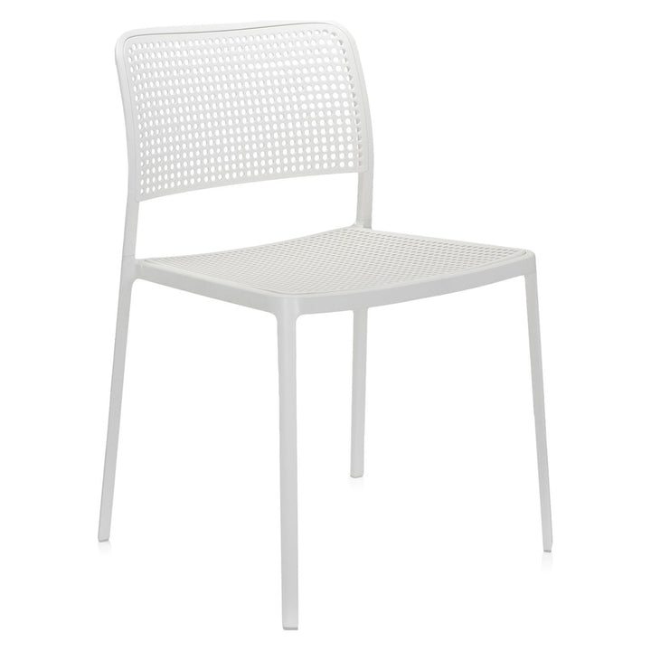 Audrey Chair without Arms (Set of 2) Kartell White-White