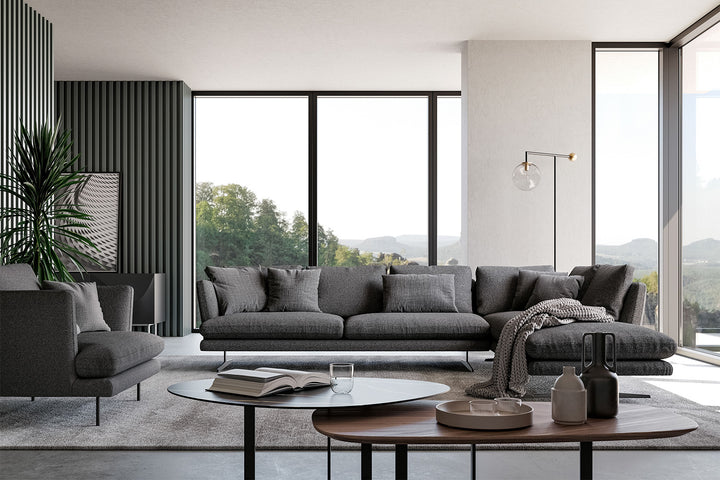 Lars Corner Sectional Sofa With Peninsula Bonaldo