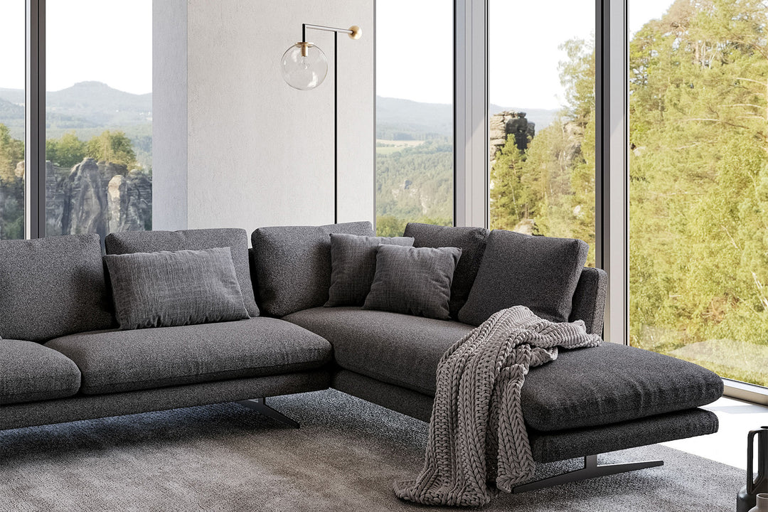Lars Corner Sectional Sofa With Peninsula Bonaldo