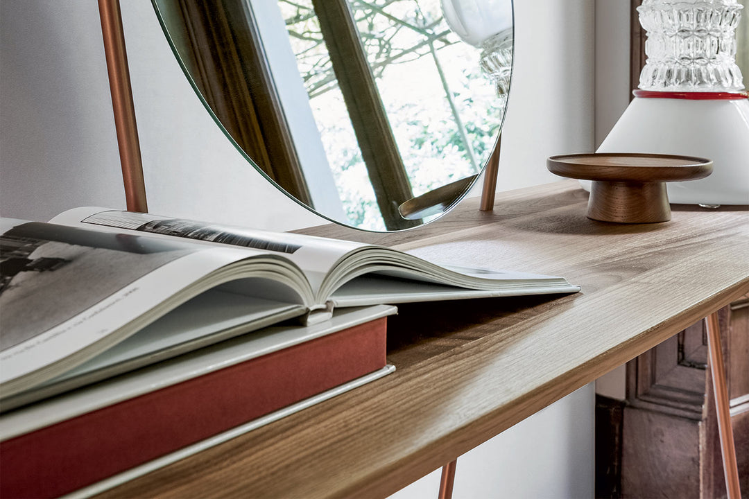 Coseno Console Table With Mirror Bonaldo