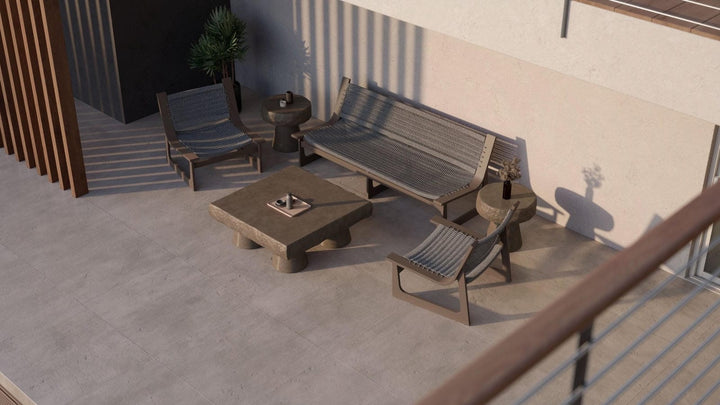 Cozumel 3 Seat Sofa Outdoor Azzurro Living
