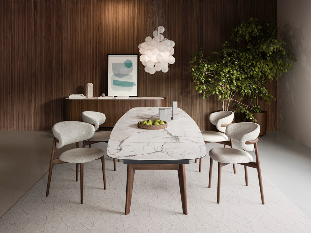 Lake 5-Door Sideboard White Marble Sideboards & Buffets Calligaris