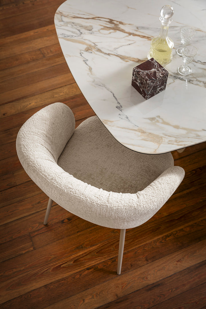 Anime Chair Matt Pearl Beige Sand Calligaris