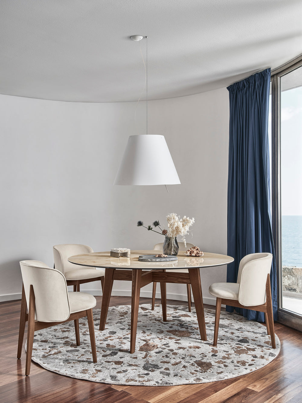 Terrazzo Round Rug Rugs Calligaris