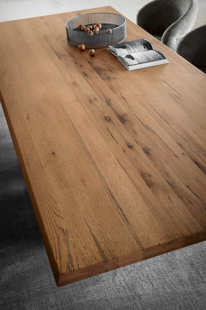 Twins Fixed Wood Table Calligaris