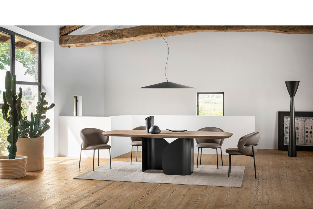 Twins Fixed Wood Table  Calligaris   